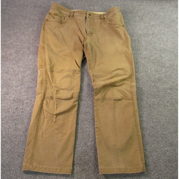 Kuhl Other - Kuhl Jean Mens 38x30 Rebel Pants Distressed Brown Hiking Outdoor Trail Rugged
